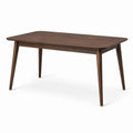 Table rectangulaire en bois de noyer 150x80x75 cm
